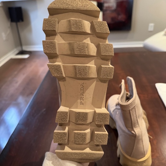 Prada Canvas Combat Boots - Picture 4 of 4